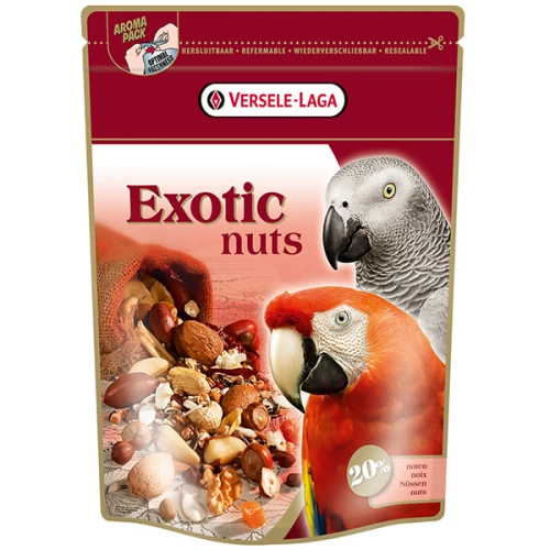 Versele-Laga Prestige Exotic Nut Mix - корм Версель-Лага для великих папуг з горіхами