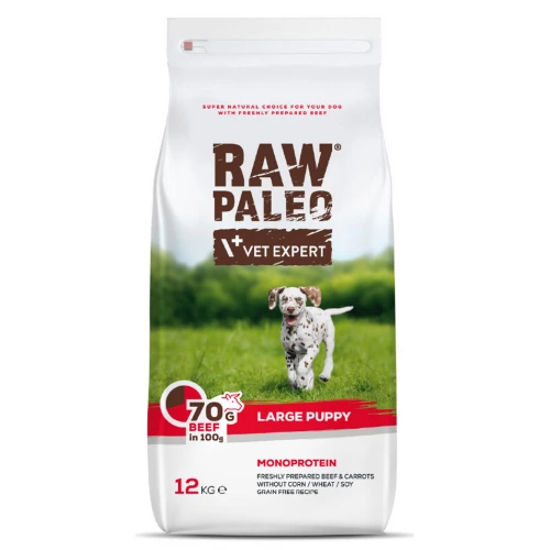 Vet Expert Raw Paleo Puppy Large Beef - корм Роу Палео з яловичиною для цуценят великих порід