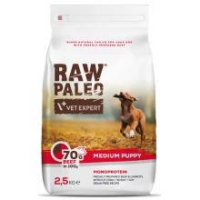 Vet Expert Raw Paleo Puppy Medium Beef - корм Роу Палео с говядиной для щенков средних пород