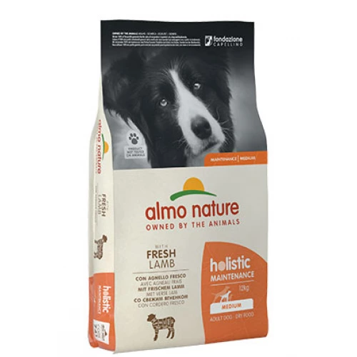 Almo Nature Holistic Dog M - корм Альмо Натюр с ягненком для собак средних пород