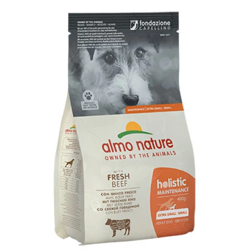 Almo Nature Holistic Dog XS-S - корм Альмо Натюр з яловичиною для собак дрібних порід