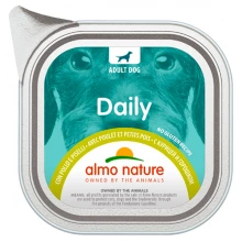 Almo Nature Daily Dog - консерви Альмо Натюр із куркою та горохом для собак, ламістер