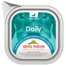 Almo Nature Daily Dog - консервы Альмо Натюр с треской и стручковой фасолью для собак, ламистер