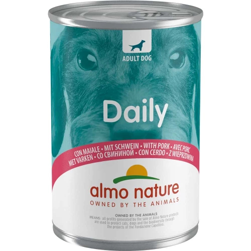 Almo Nature Daily Dog - консервы Альмо Натюр со свининой для собак
