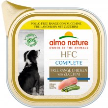 Almo Nature HFC Dog Complete - консервы Альмо Натюр с курицей и цукини для собак, ламистер