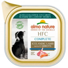 Almo Nature HFC Dog Complete - консерви Альмо Натюр з ягням і морквою для собак, ламістер