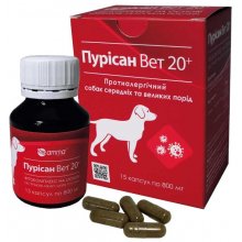 Амма Пурисан Вет 20+ фитокомплекс при аллергиях у собак средних и крупных пород