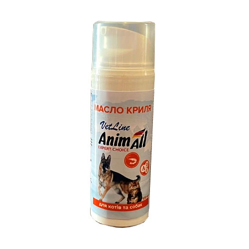 AnimAll VetLine - масло криля ЭнимАл для котов и собак