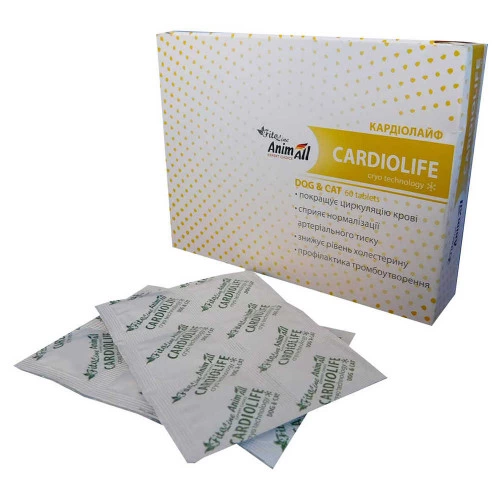 AnimAll FitoLine Kardiolife - препарат ЭнимАл Кардиолайф при болезнях сердечно-сосудистой системы