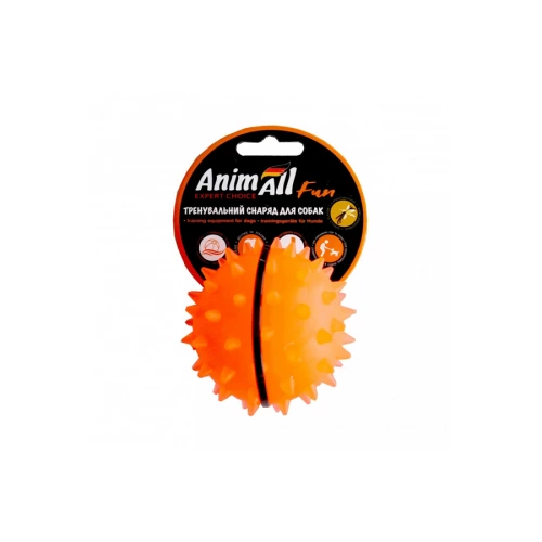 AnimAll Fun - мяч ЭнимАл Каштан для собак, 7 см