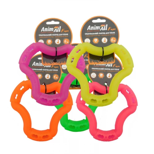 AnimAll Fun - шестигранне кільце ЕнімАл для собак, 15 см