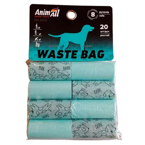 AnimAll - пакеты для отходов ЭнимАлл для уборки за собакой