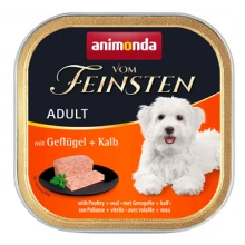 Animonda Vom Feinsten - консервы Анимонда с птицей и телятиной для привередливых собак