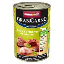 Animonda Gran Carno Adult - консервы Анимонда с говядиной, кроликом и травами для собак