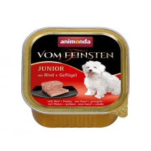 Animonda Vom Feinsten Junior - консервы Анимонда с говядиной и птицей для щенков