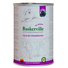 Baskerville - консервы Баскервиль с телятиной и ежевикой для щенков