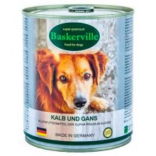 Baskerville - консерви Баскервіль для собак, з телятиною і гускою