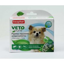 Beaphar Pipettes Repulsives Antiparasitaires Petit Chien < 15kg - краплі Біфар для собак дрібних порід