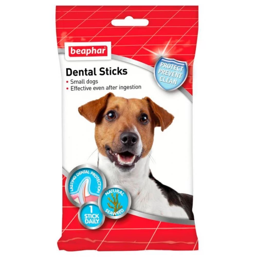 Beaphar Dental Sticks - лакомство Бифар жевательные палочки для здоровья зубов собак мелких пород