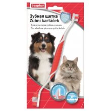Beaphar Toothbrush - подвійна зубна щітка Біфар для собак