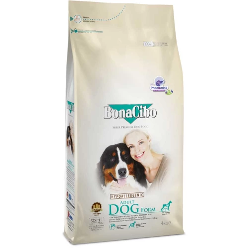 BonaCibo Adult Dog Form - сухий корм БонаСібо для дорослих собак з зайвою вагою та літніх собак
