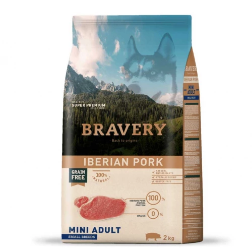 Bravery Dog Mini Iberian Pork - корм Бравери со свининой для собак мелких пород