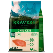Bravery Dog Large/Medium Chicken - корм Бравері з куркою для собак середніх та великих порід