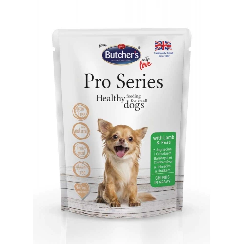 Butchers Dog Pro Series - консервы Батчерс кусочки с ягненком в соусе для собак мелких пород