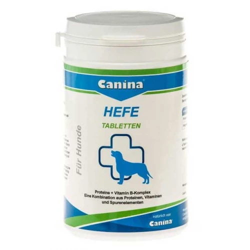 Canina Hefe - дріжджові таблетки Каніна Хефе з ензимами і ферментами для собак