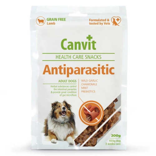 Canvit Antiparasitic - ласощі Канвит для собак з чутливим травленням