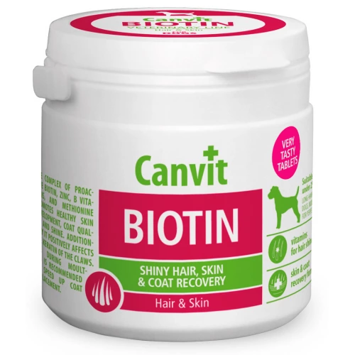 Canvit Biotin Dog - витамины Канвит для здоровой шерсти и кожи