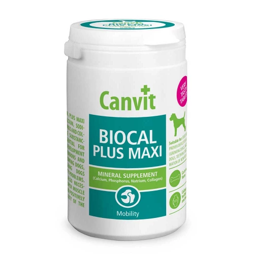 Canvit Biocal Plus Maxi - минеральный комплекс Канвит для улучшения подвижности у собак
