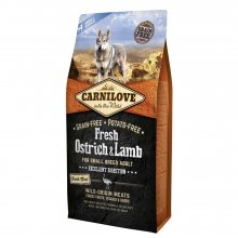 CarniLove Dog Fresh Ostrich and Lamb - корм Карнилав со страусом и ягненком для собак мелких пород