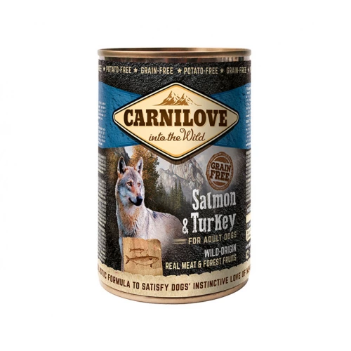 CarniLove Dog - консерви Карнілав з лососем та індичкою для собак