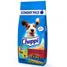 Chappi - сухой корм Чаппи с говядиной, птицей и овощами для собак
