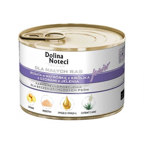 Dolina Noteci Premium - корм для цуценят Долина Нотечі з печінкою кролика і олениною