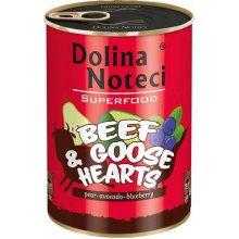 Dolina Noteci Superfood Beef and Goose Hearts - корм для собак Долина Нотечі з яловичиною і гускою