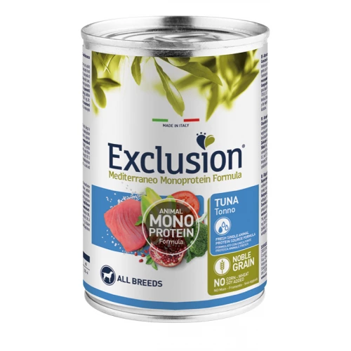 Exclusion Adult Tuna All Breed - консерви Ексклюжин з тунцем для дорослих собак всіх порід