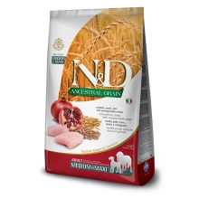 Farmina N&D Ancestral Grai Adult Medium Chicken and Pomegranate - корм Фарміна для собак всіх порід