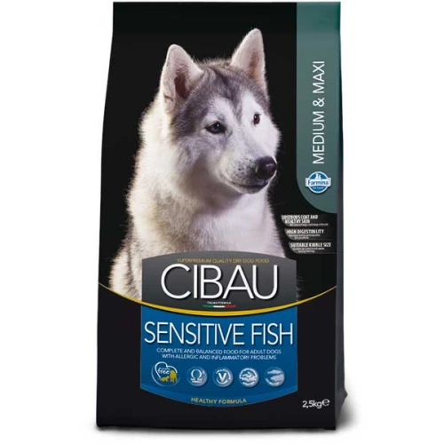 Farmina Cibau Adult Medium Maxi Sensitive Fish - корм Фарміна для собак середніх та великих порід