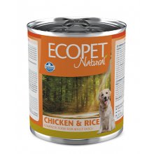 Farmina Ecopet Natural Dog - консерви Фарміна з куркою та рисом для собак
