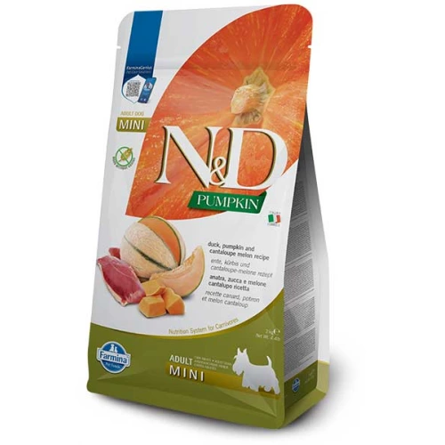 Farmina N&D Pumpkin Grain Free Adult Mini Duck and Cantaloupe - корм Фарміна для собак дрібних порід