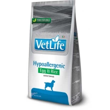 Farmina Vet Life Hypoallergenic Dog - диетический корм Фармина с яйцом и рисом для собак