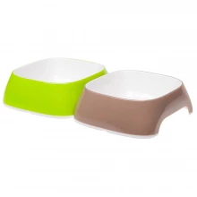 Ferplast Glam Double Small Bowl -  набор из двух мисок Ферпласт для собак и кошек