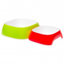 Ferplast Glam Double Small and Medium Bowl -  набор из двух мисок Ферпласт для собак и кошек