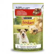 Friskies Dog - консервы Фрискис с говядиной и картофелем в подливке для собак
