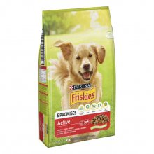 Friskies Dog Active - корм Фрискис с говядиной для активных собак