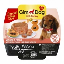 Gimpet Fruity Menu - паштет Джимпет с говядиной и папайей для собак
