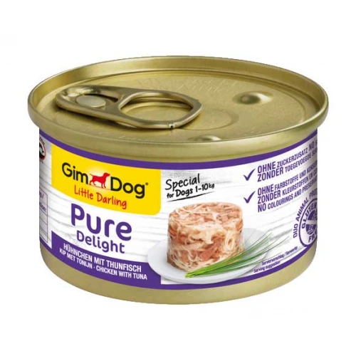 Gimpet Pure Delight - консервы Джимпет с курицей и тунцом для собак