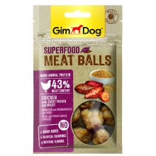 Gimpet Superfood - мясные шарики Джимпет с курицей, картофелем и просом для собак